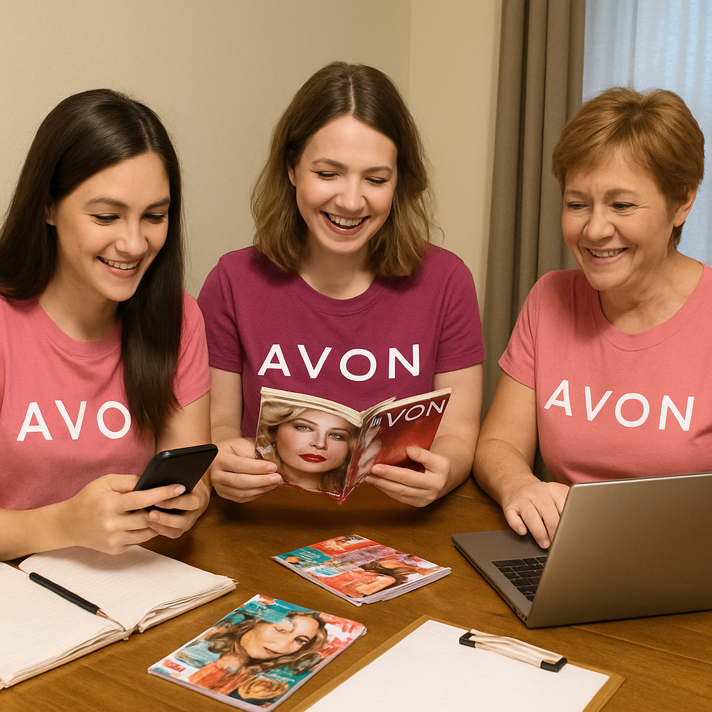 Avon representatives at work