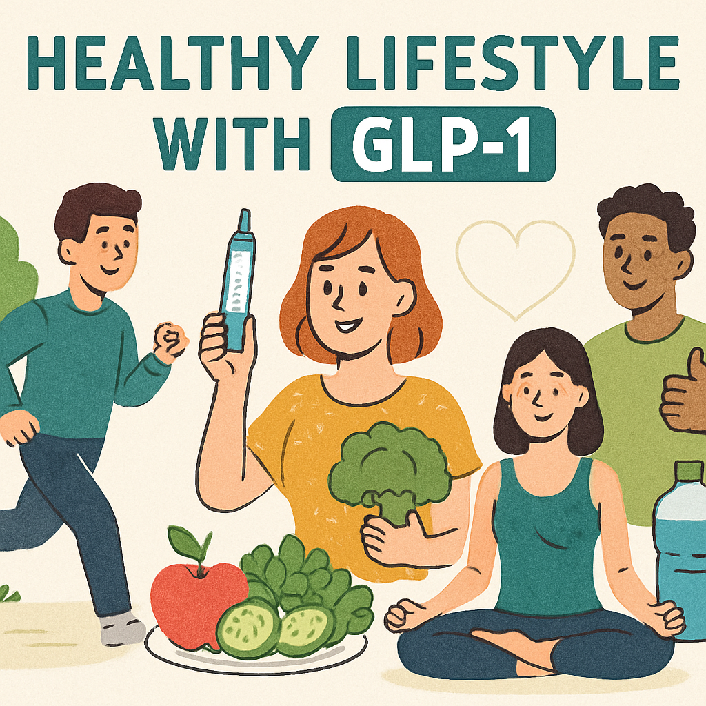 Healthy lifestyle with GLP-1