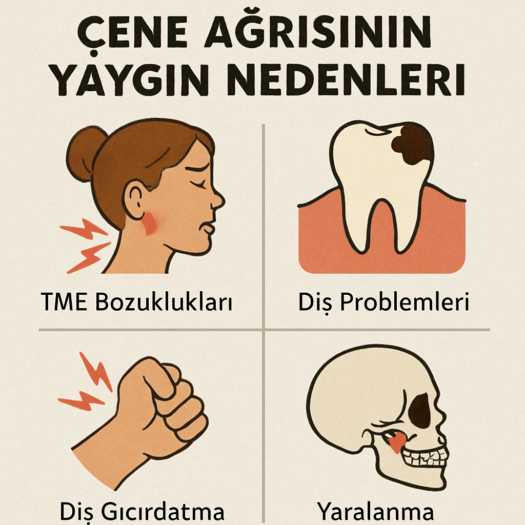 Çene ağrısının yaygın nedenleri
