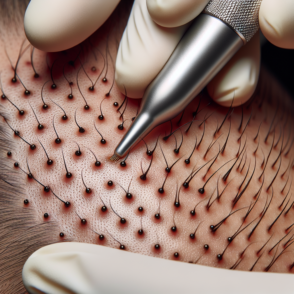 Micropigmentación de cabello