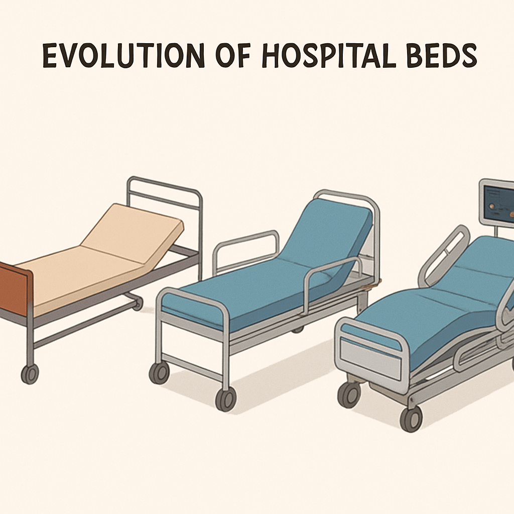 Evolution of hospital beds from basic to high-tech