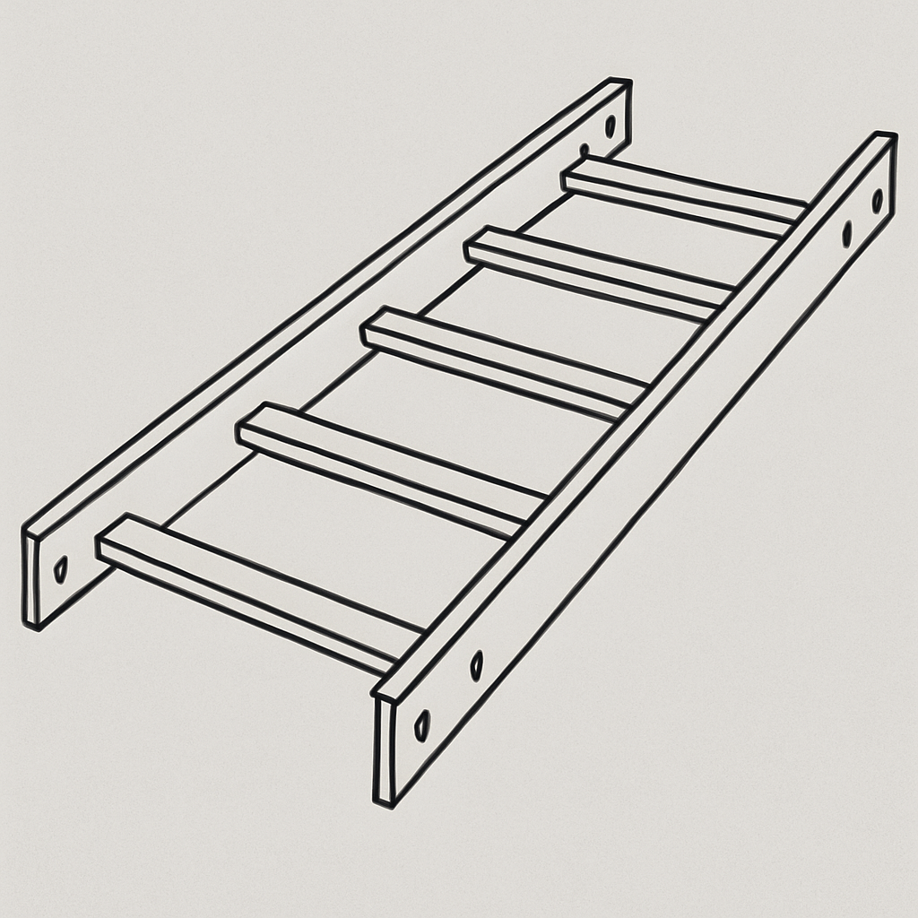 Ladder Cable Tray Illustration