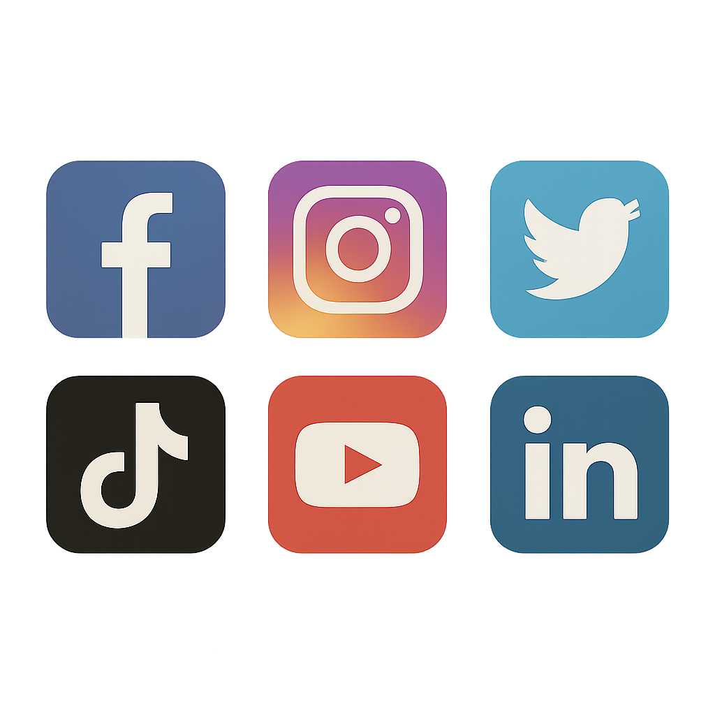 Social media icons