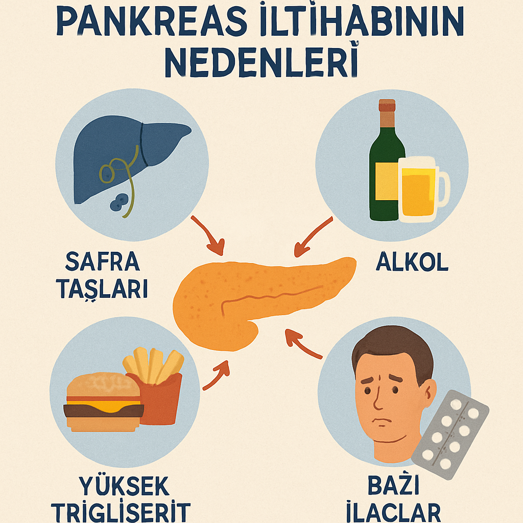 Pankreas iltihabının nedenleri ile ilgili görsel