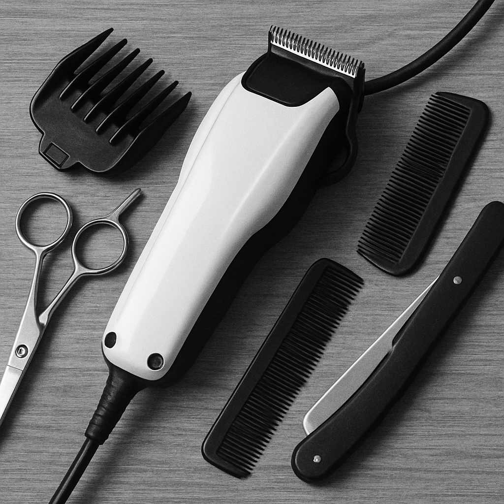 Barber clippers and tools