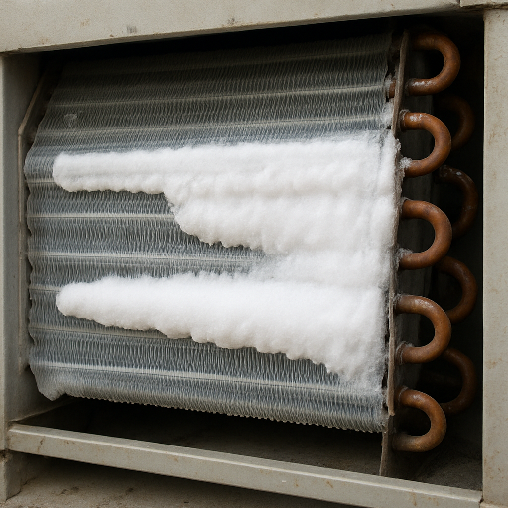 Ice on AC Coils
