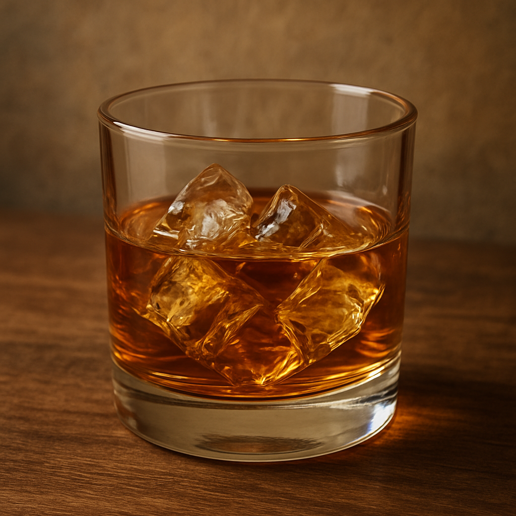 Glass of scotch whisky