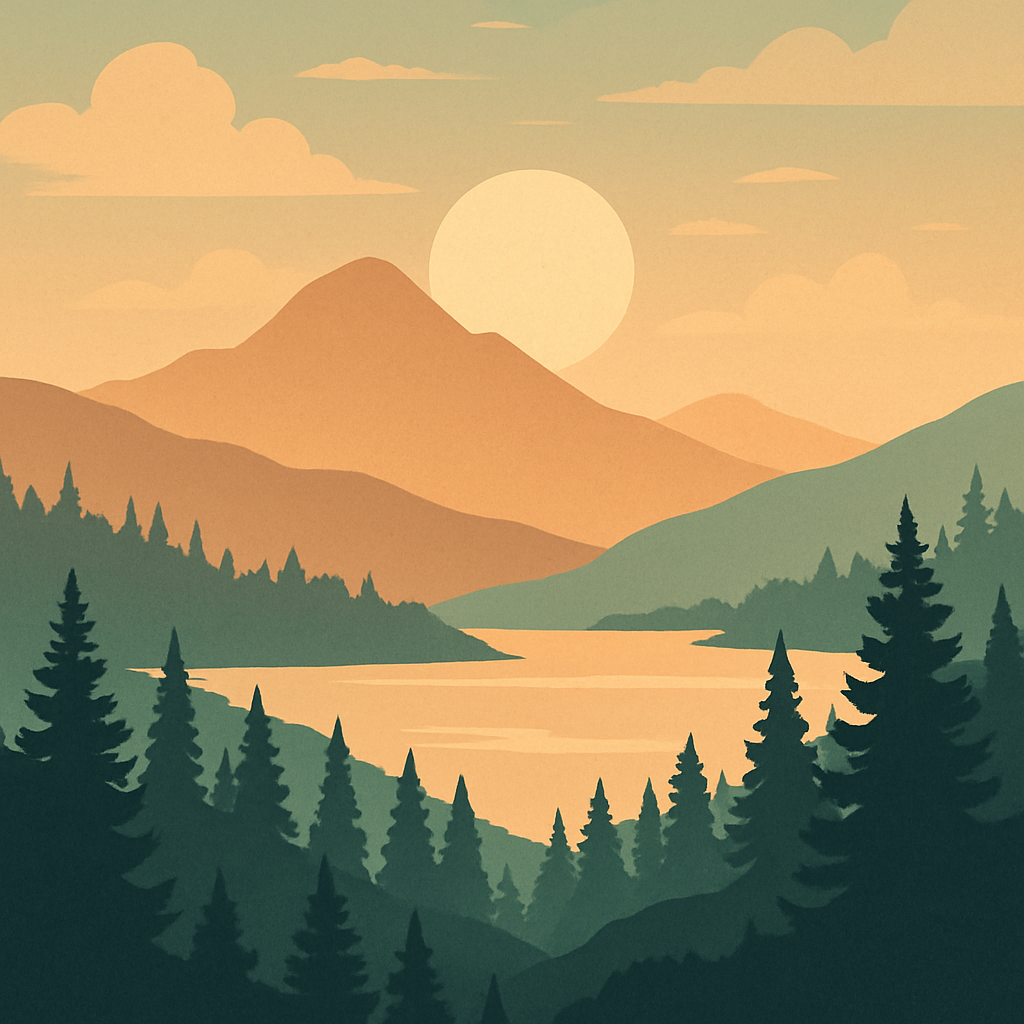 Nature-themed wallpaper