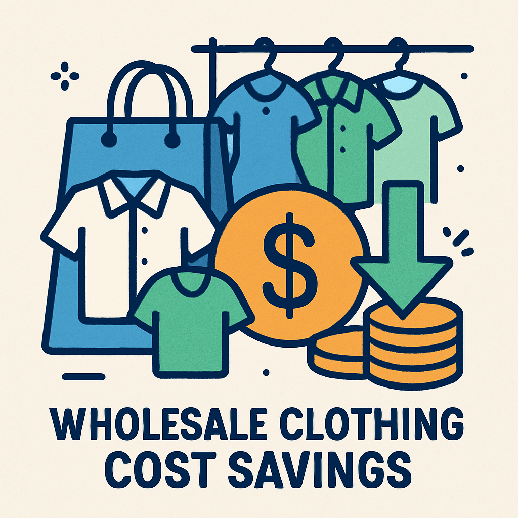 Wholesale clothing cost savings