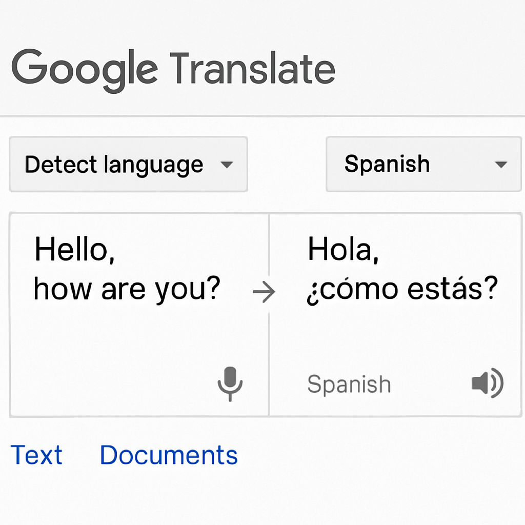 Google Translate Interface