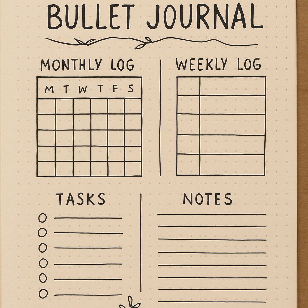 Planificación visual de Bullet Journal