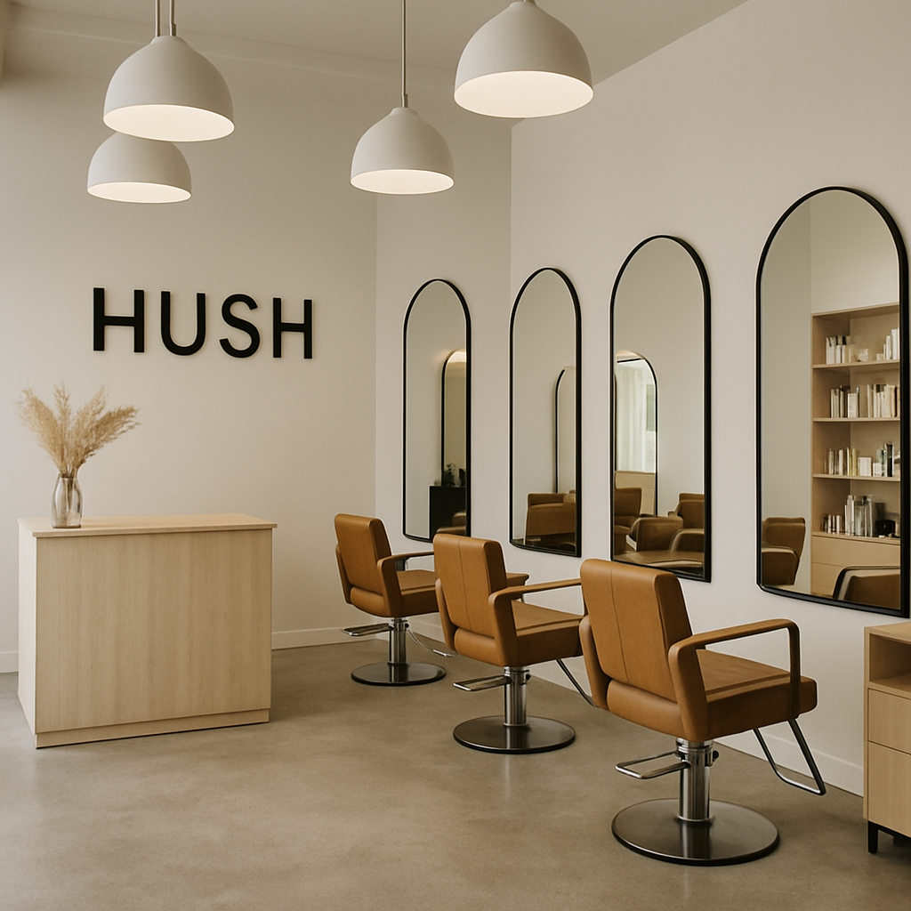 Hush salon interior