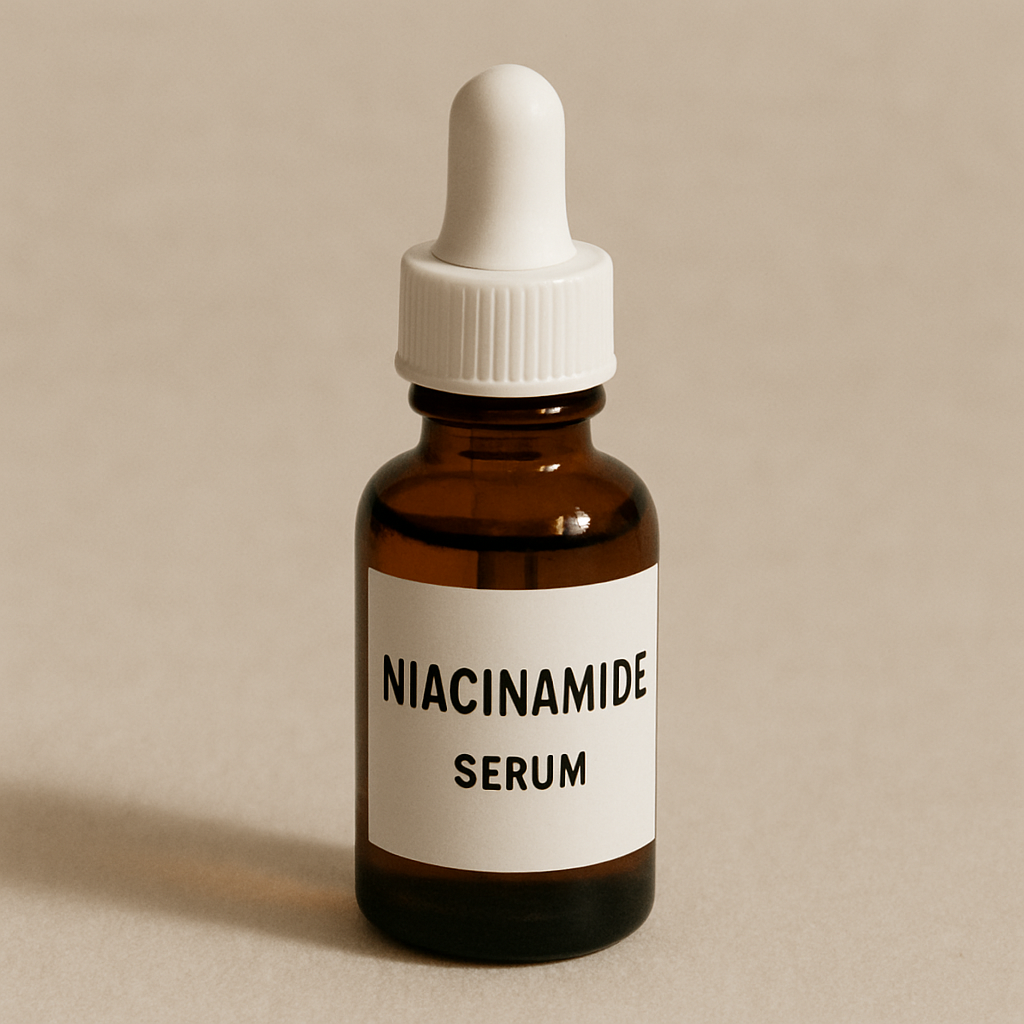 Niacinamide serum bottle