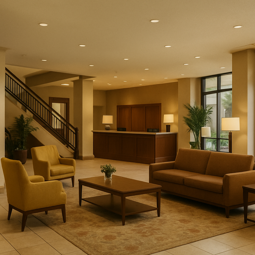 Hotel lobby
