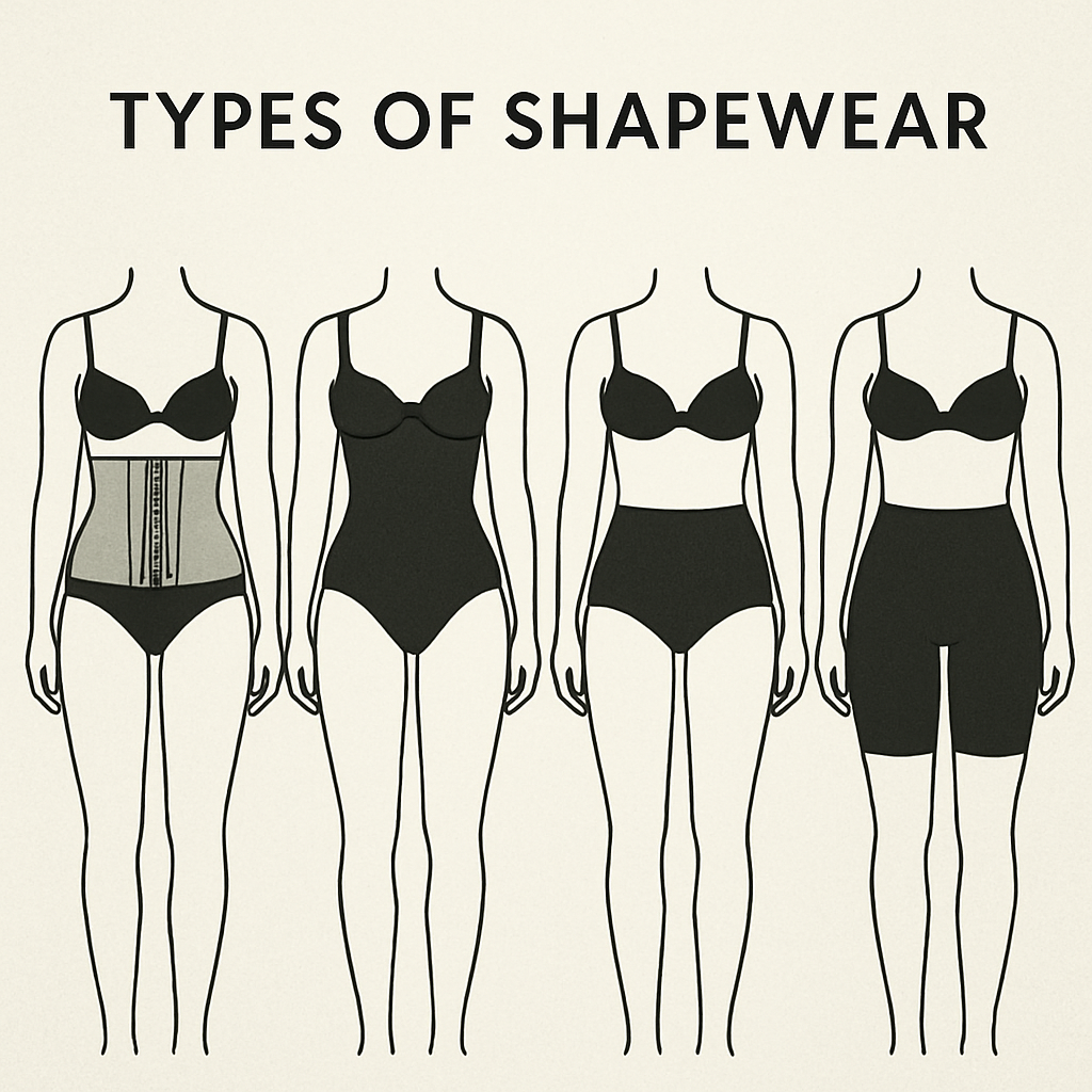 Different types of shapewear