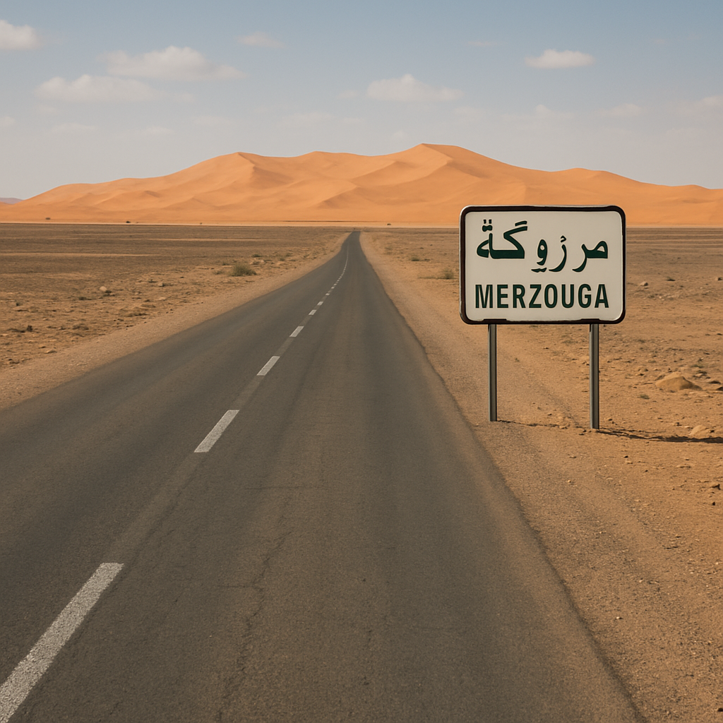 Ruta hacia el desierto de Merzouga