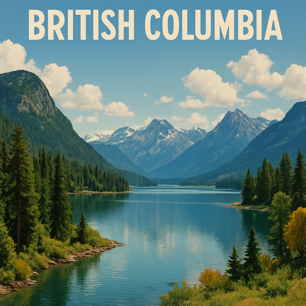 A scenic view of British Columbia