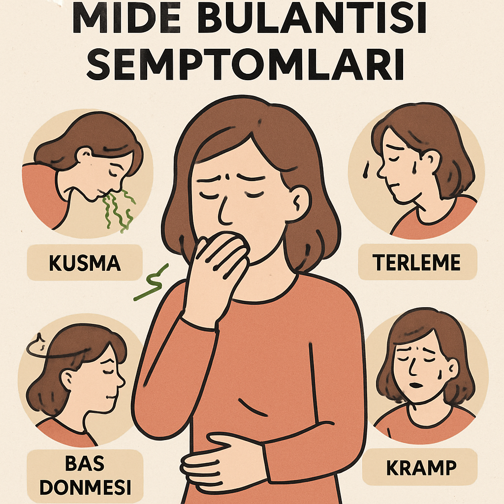 mide bulantısı semptomları