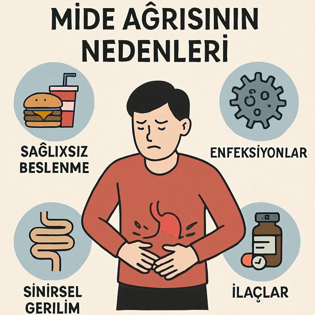 Mide ağrısının nedenleri