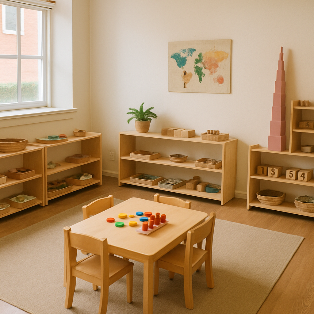 Montessori classroom setup