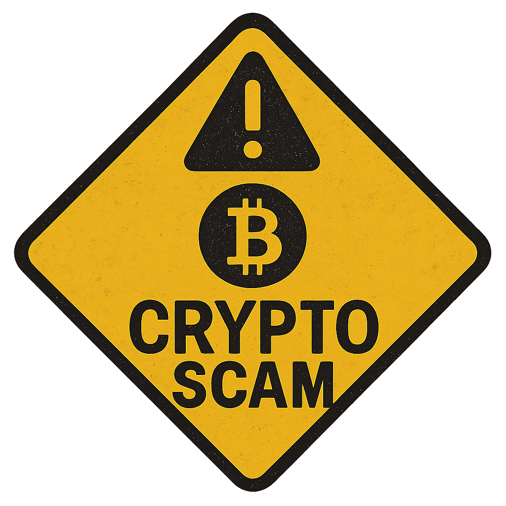 crypto scam warning sign