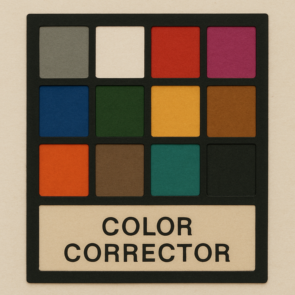 Colour corrector palette