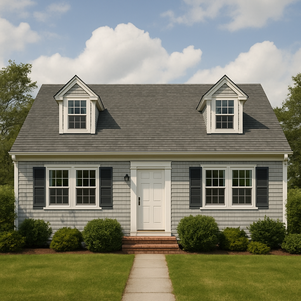 Cape Cod House with Dormers