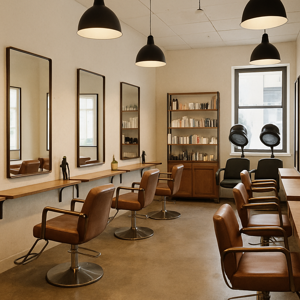 Hair salon interior