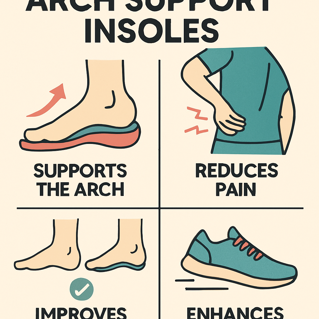 Benefits of arch support insoles