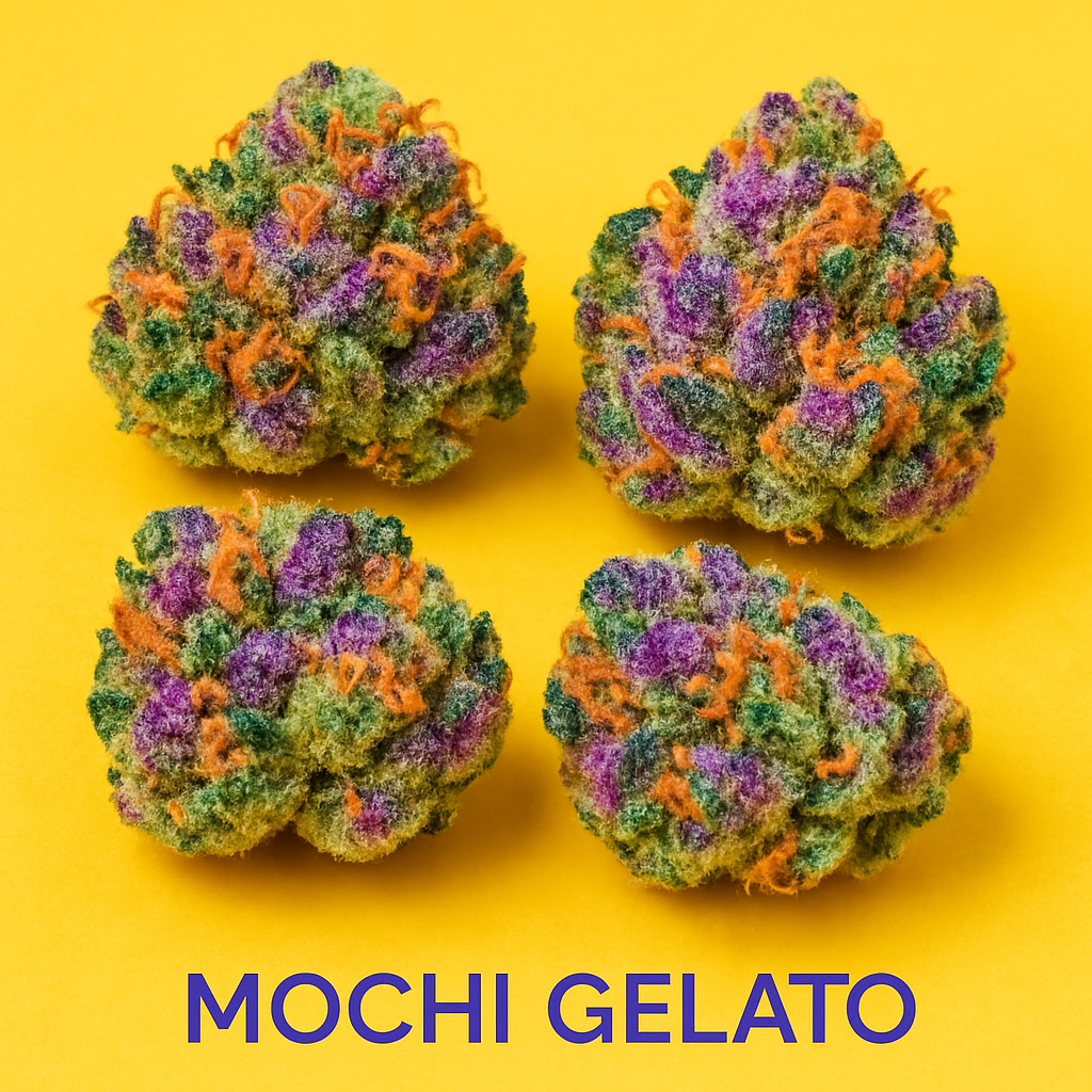 Bright and colorful Mochi Gelato buds