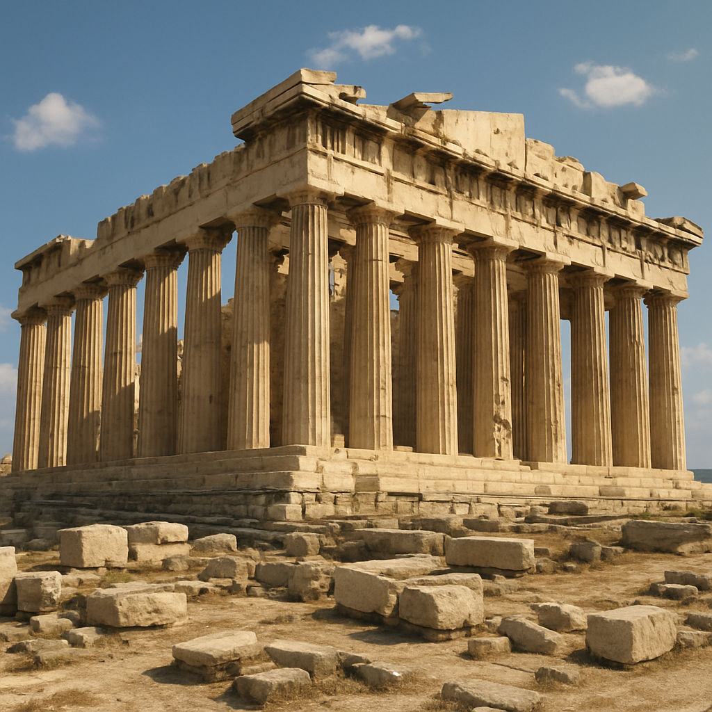 The Parthenon in Athens, an iconic symbol of ancient Greece