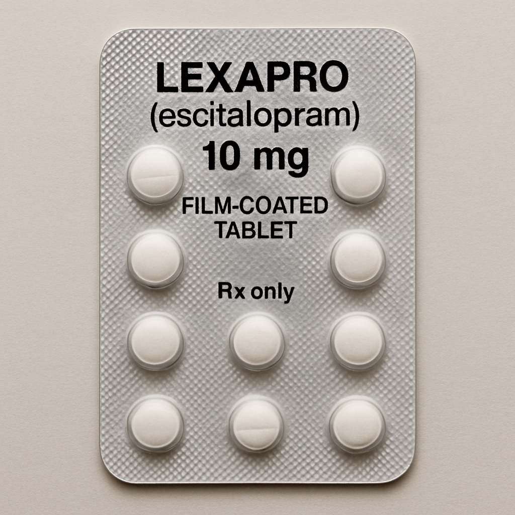 Lexapro medication blister pack