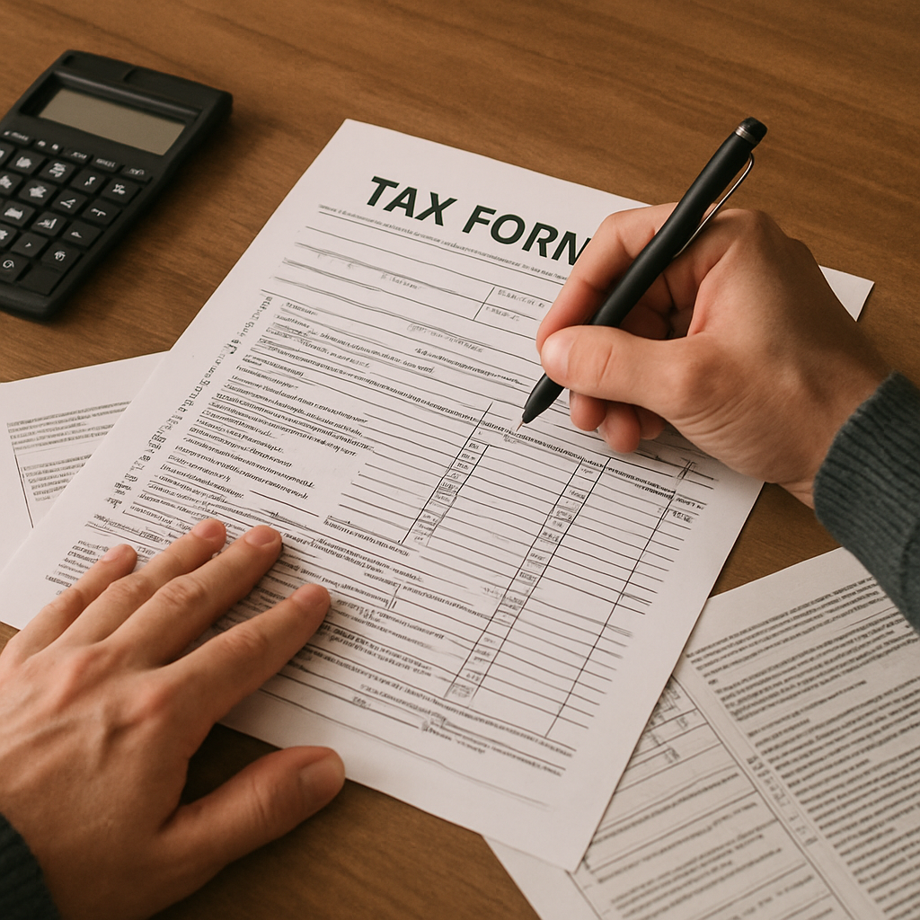 Filling Out Tax Forms
