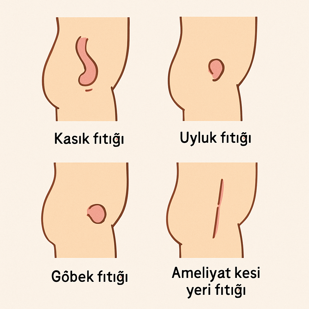 Fıtık türleri çizimi