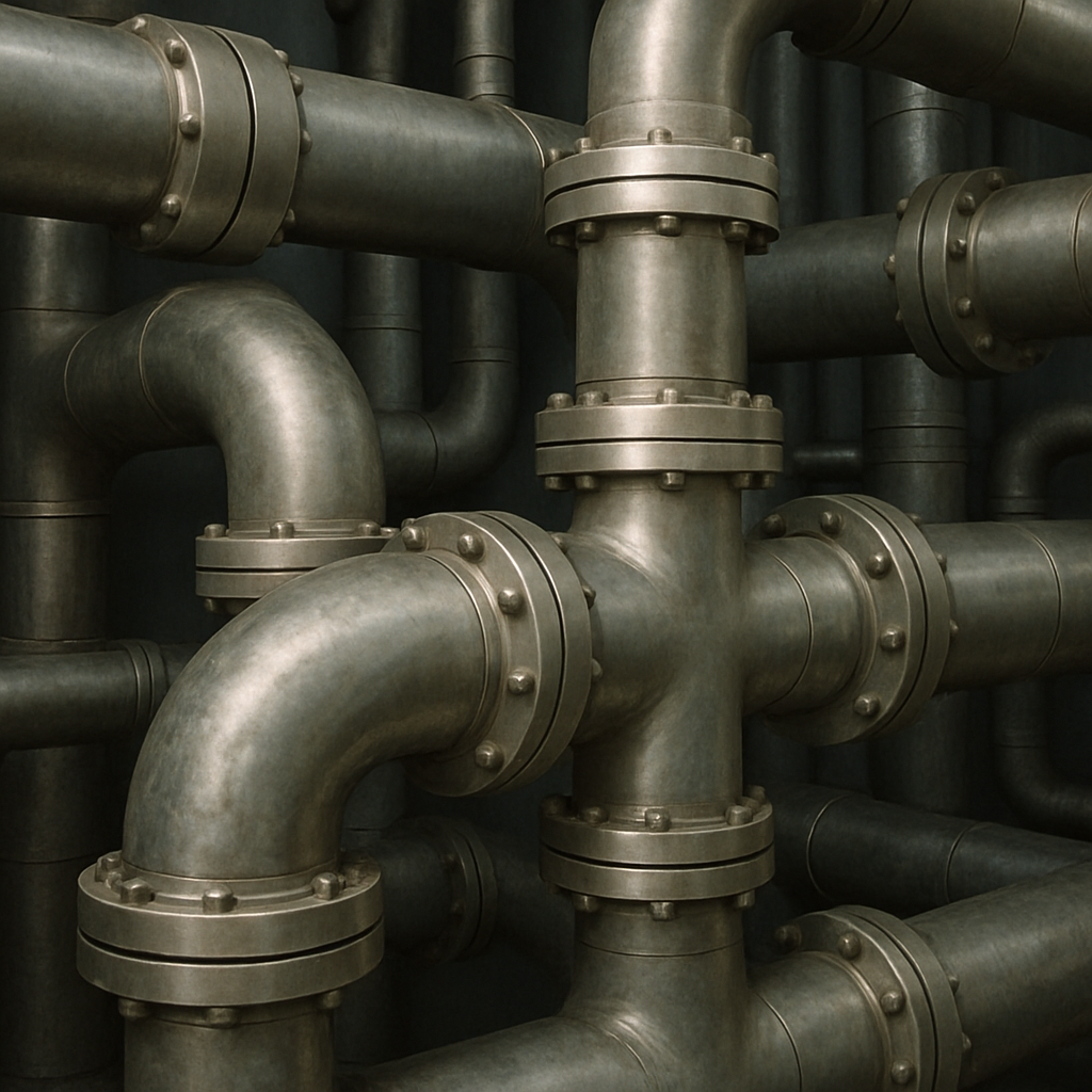 Industrial pipes made of Hastelloy