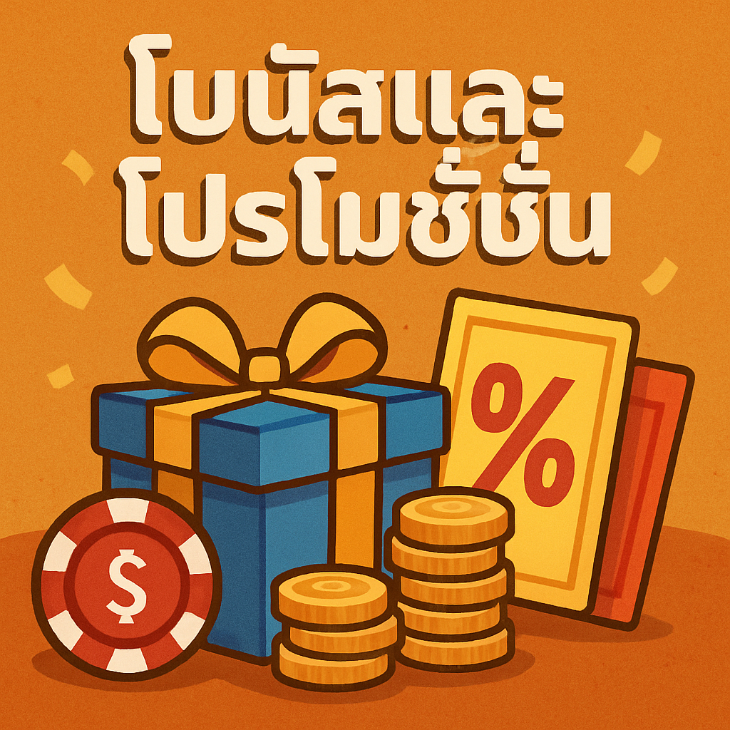 โบนัสและโปรโมชั่น