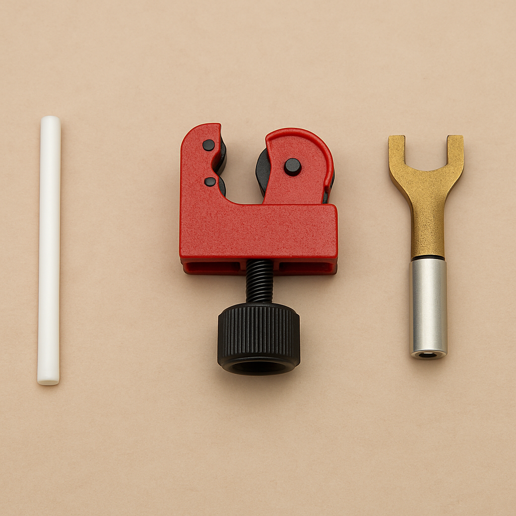 Tools for PTFE tube insertion