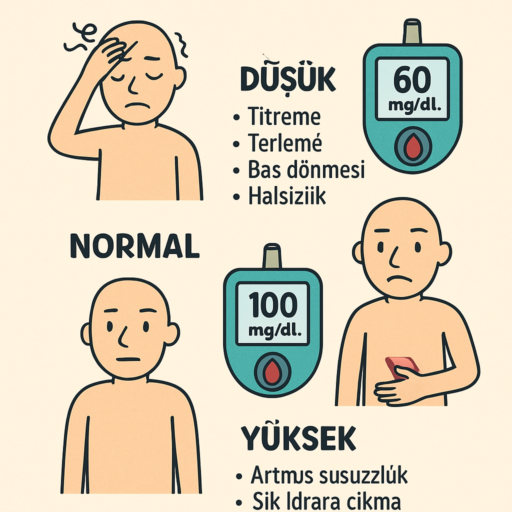 Kandaki şeker seviyeleri ve etkileri