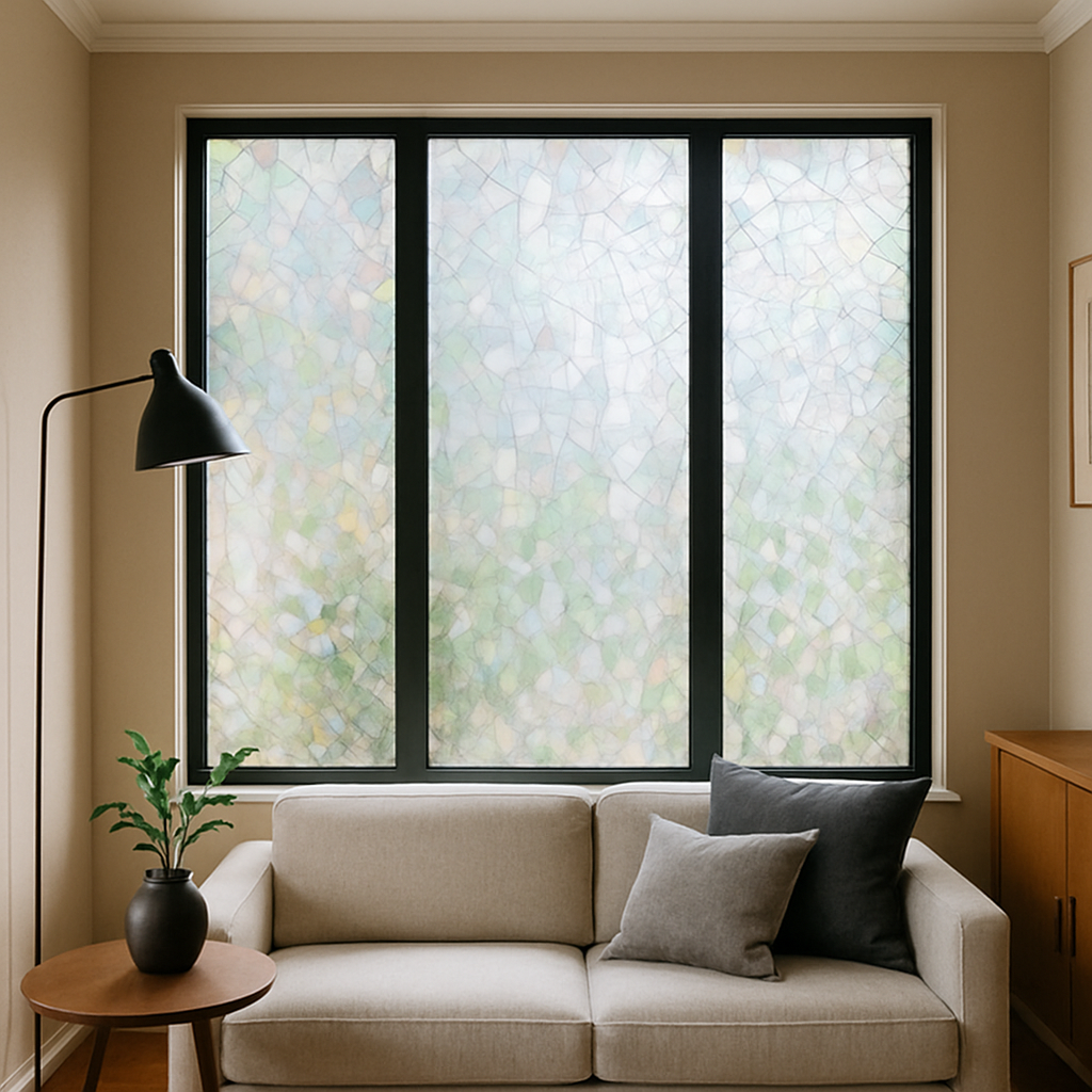 Stylish interior with window films