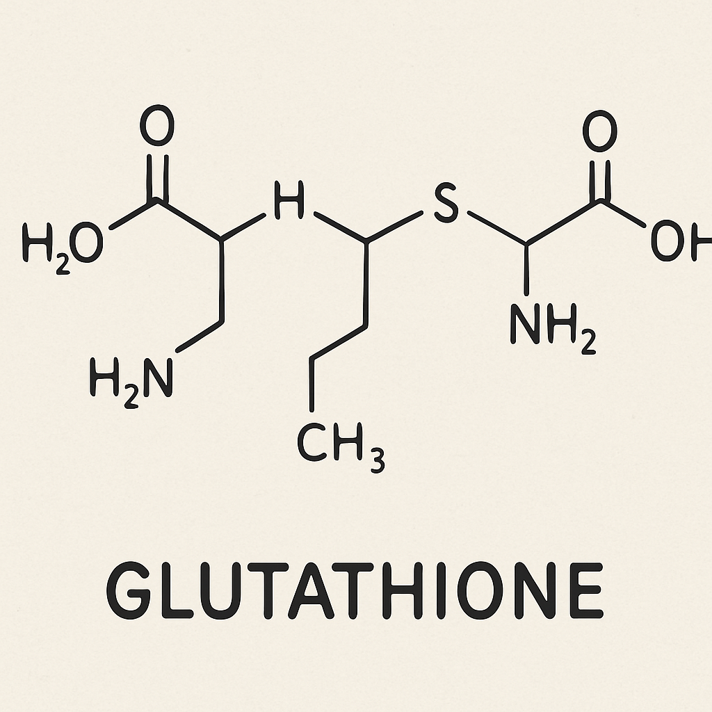 Glutathione molecule structure