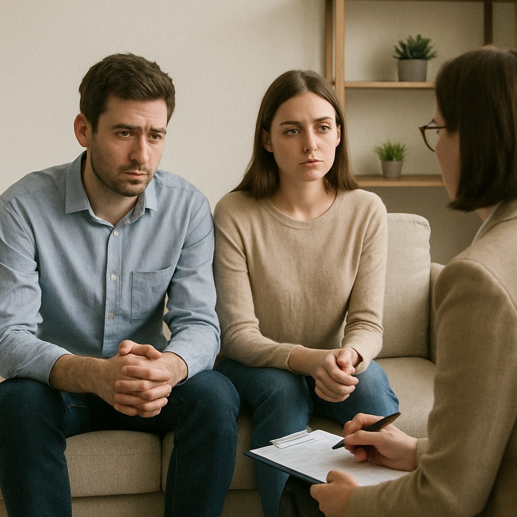 couple in therapy session