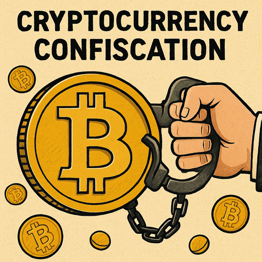 Cryptocurrency confiscation