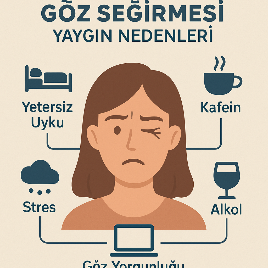 Göz seğirmesi yaygın nedenleri