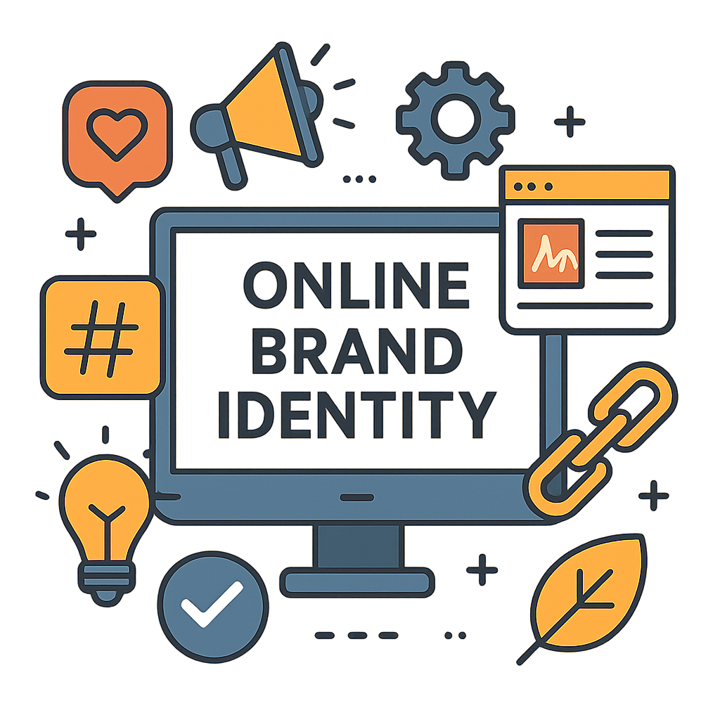 online brand identity concept