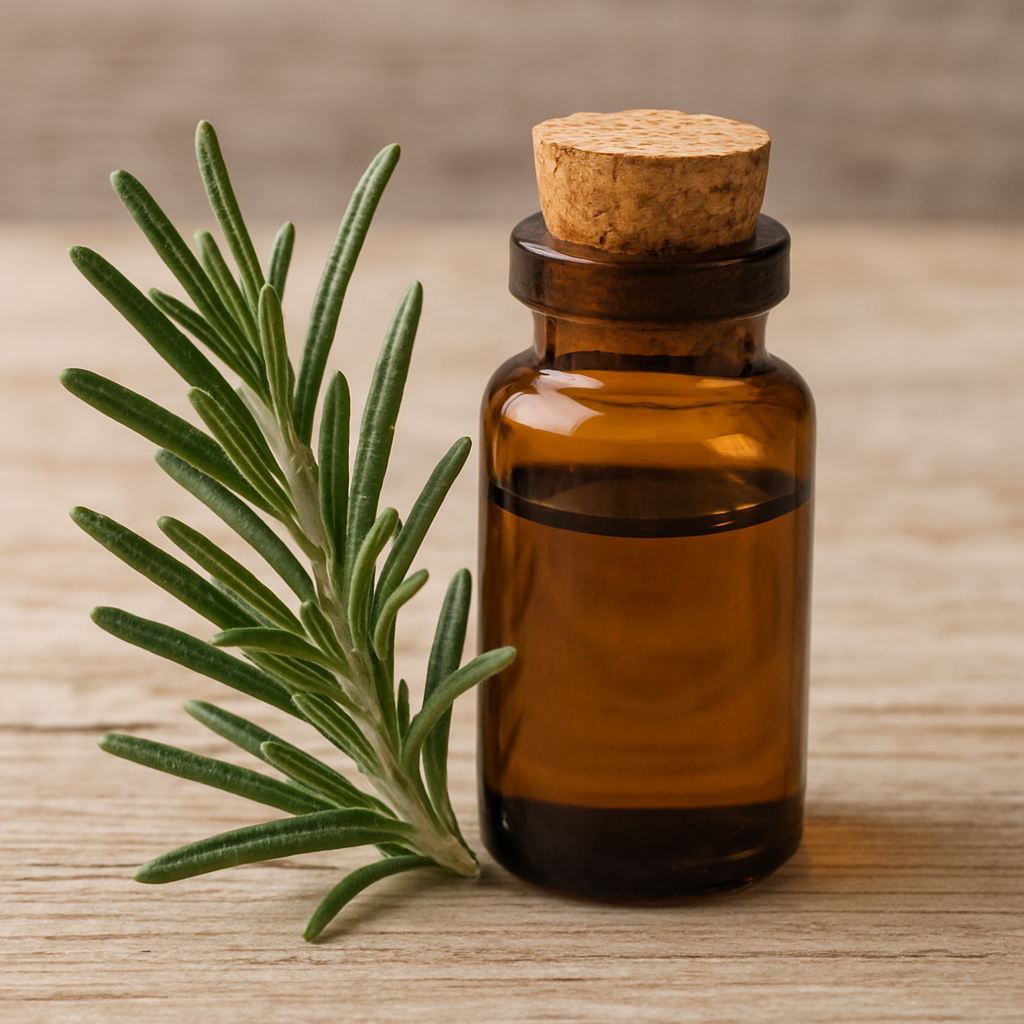 Image of rosemary and its essential oil