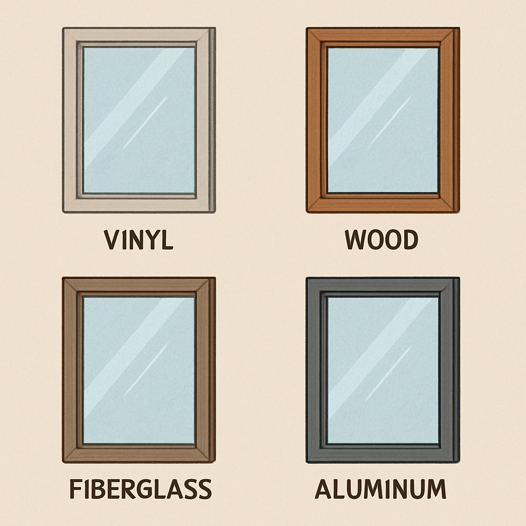 Different types of window materials