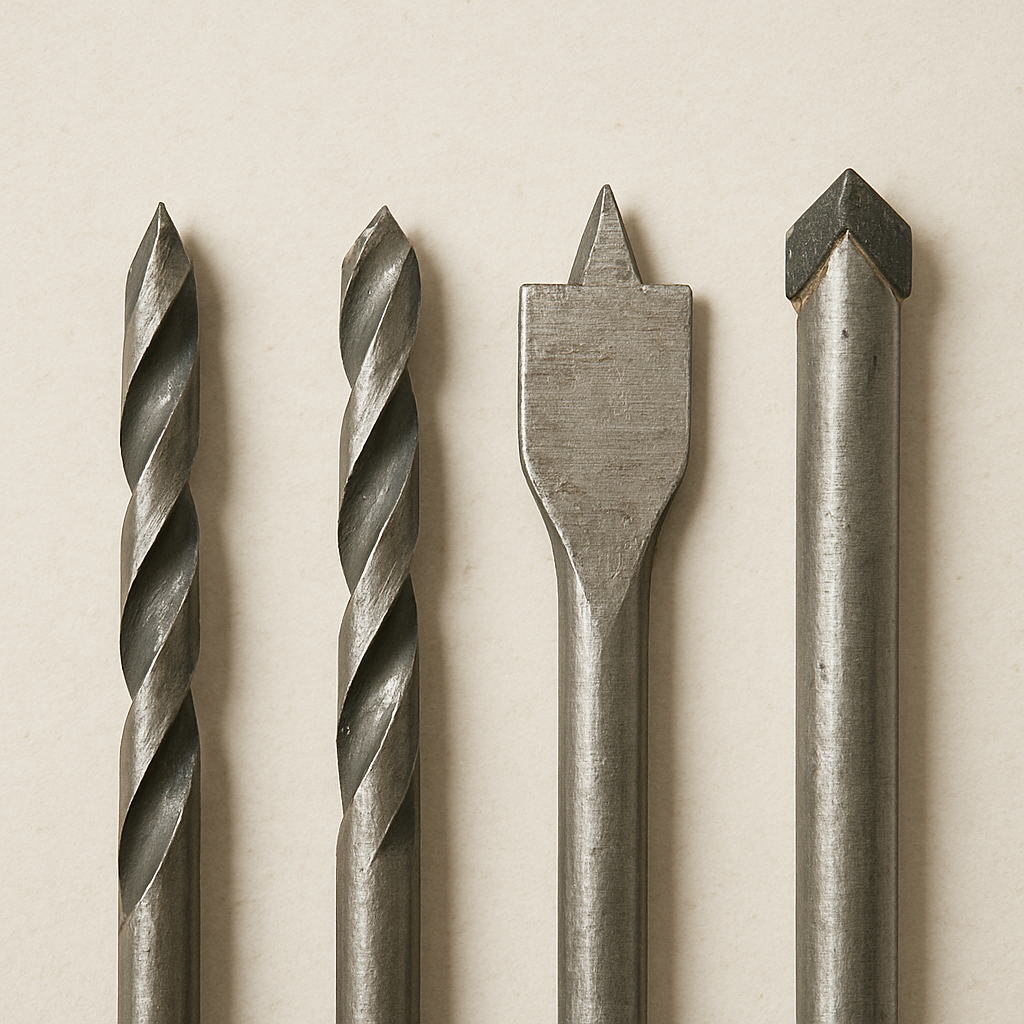 Different drill bit tips