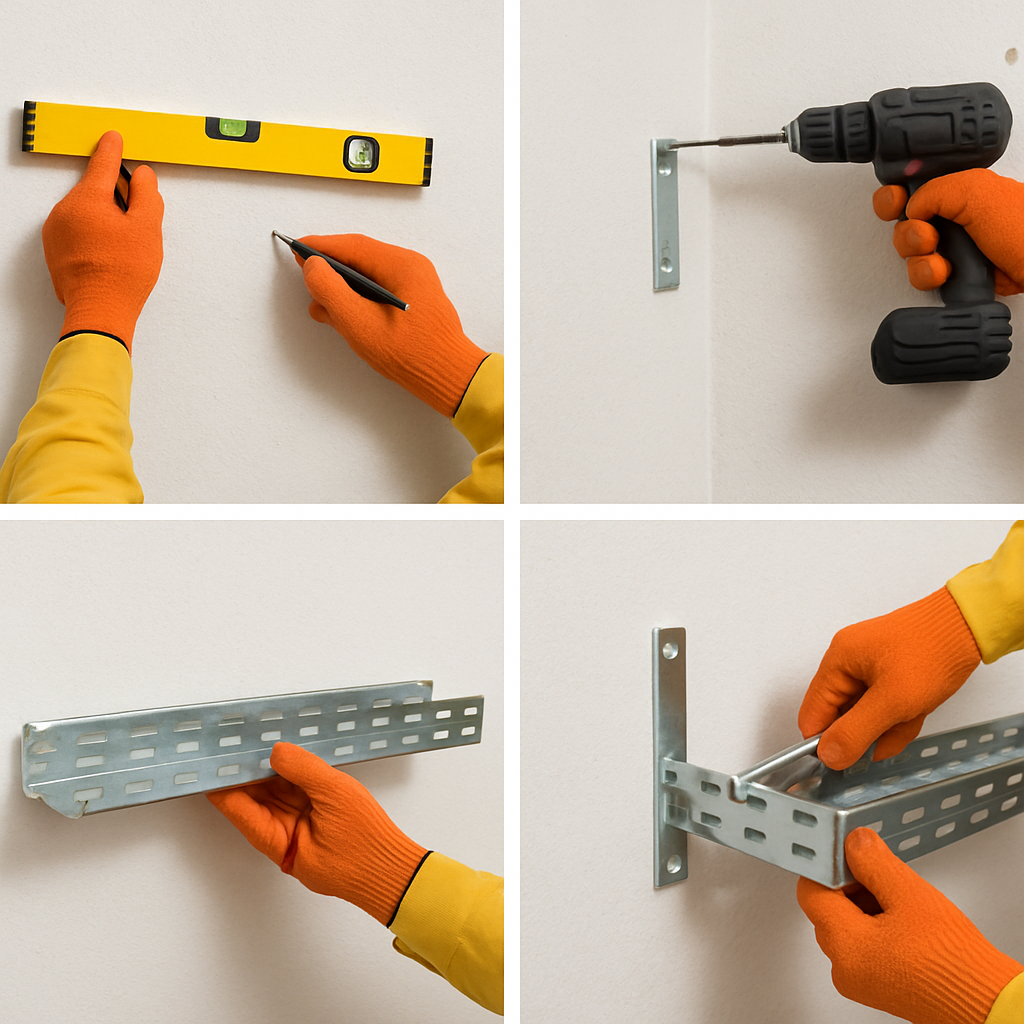Cable tray installation process
