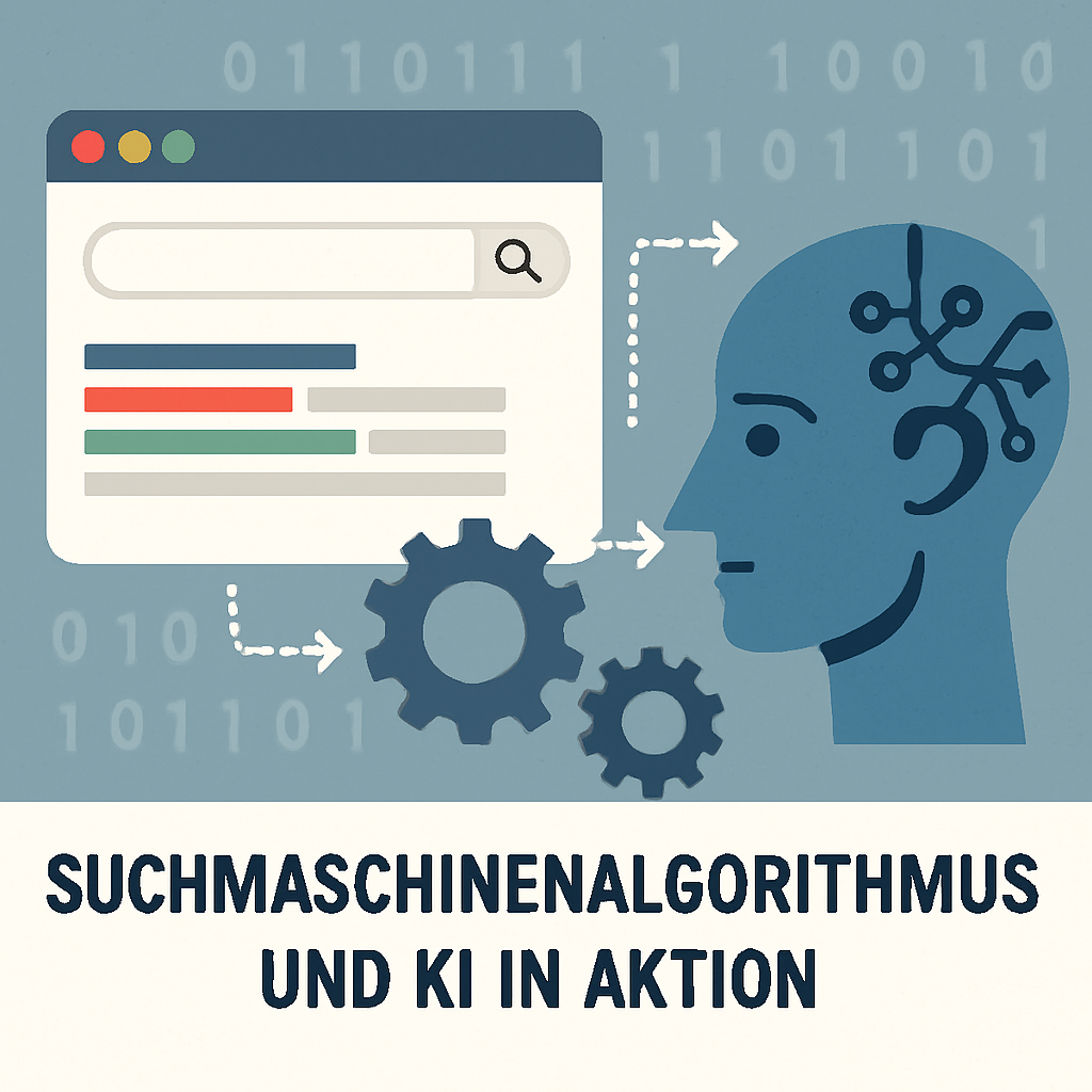 Suchmaschinenalgorithmus und KI in Aktion