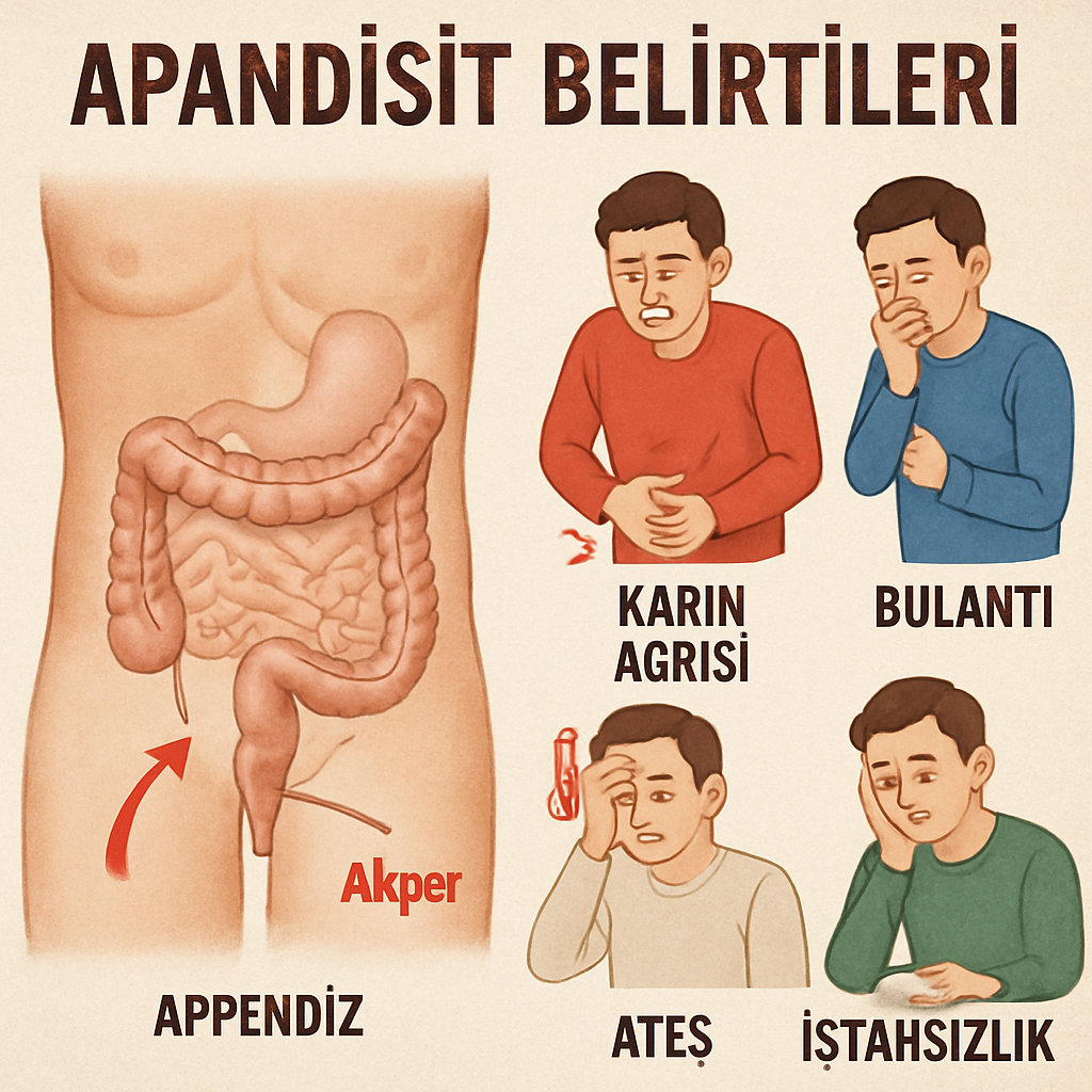 Apandisit belirtileri